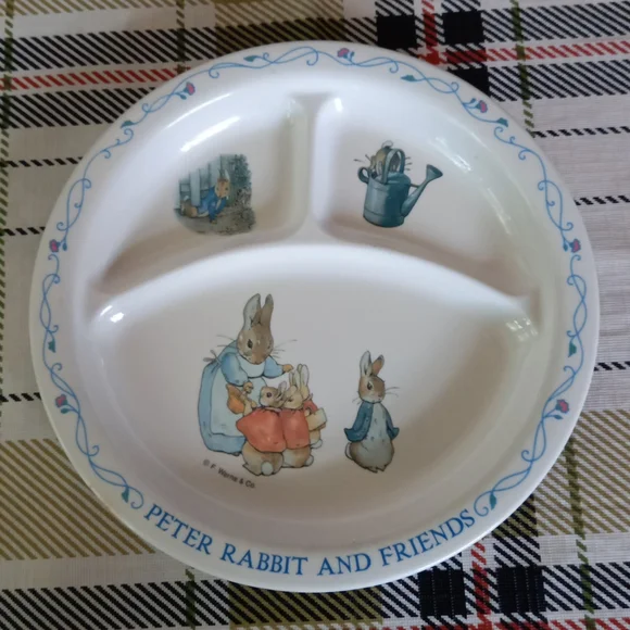 Peter Rabbit melamine baby plate - Picture 1 of 5